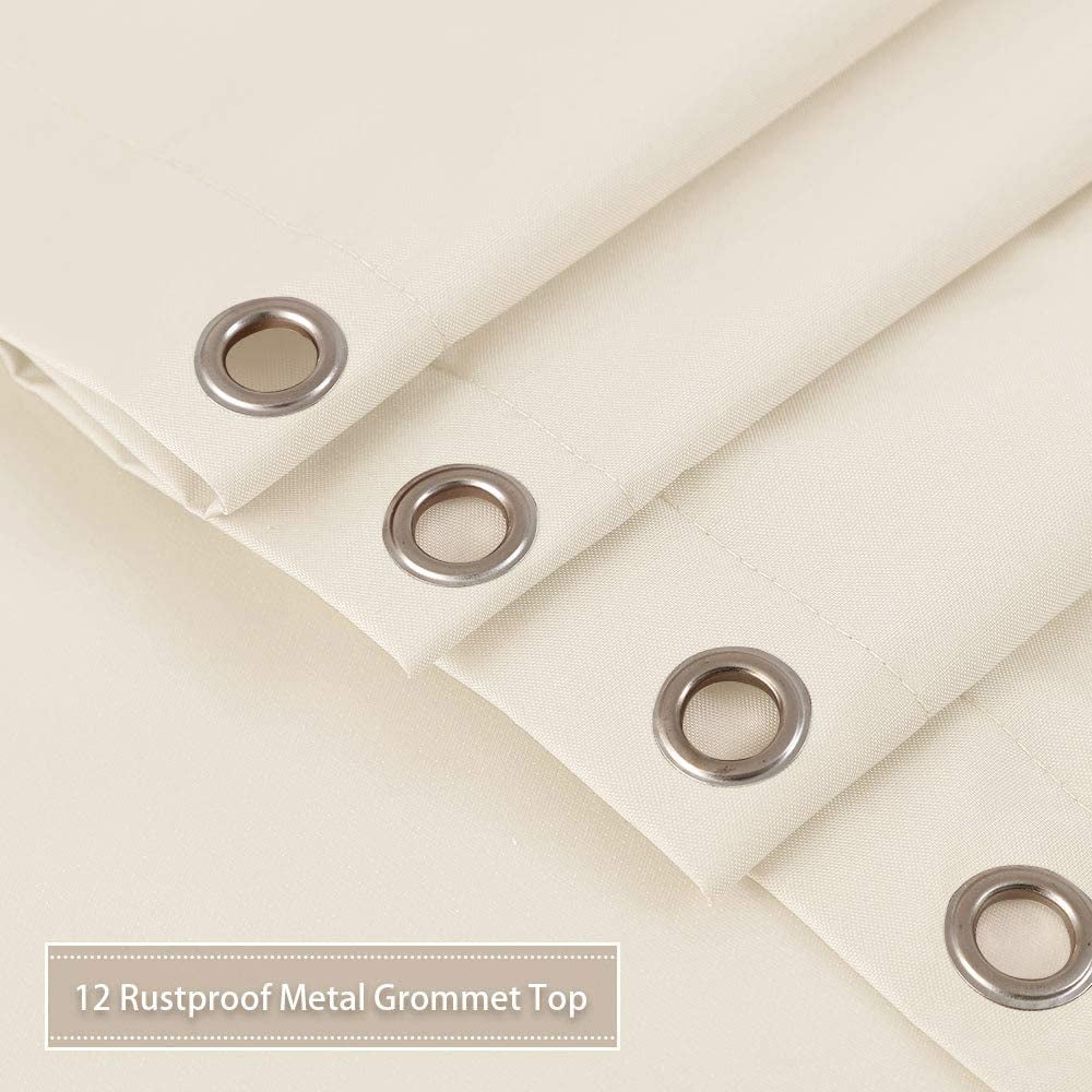 Waterproof Fabric Shower Curtain Liner Washable, Cloth Shower Liner with Magnets,Lightweight Shower Curtain Liner for Bathroom
