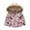 Pink B, variant on Esaierr Toddler Kids Boys Girls Fall Winter Jacket Printed Hooded 1-7Y Baby Cotton Coats Thickening Warm Kid Snowsuit Jacket Outerwear Top