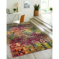 thumbnail image 7 of Unique Loom Jardin Collection Area Rug - Ivy (10' x 13' 1" Rectangle Multi/Cream), 7 of 7