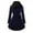 Dark blue, variant on Mifelio Womens Winter Coats Cloak Asymmetrical Hem Warm Women Closure Coat Outwear Windbreaker Button Women's Coat, Coats for Women Dark Blue XXXL
