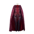 thumbnail image 3 of Disfraz de bruja escarlata de Wanda Vision para mujer, capa de adulto, pantalones superiores, trajes de máscara de resina, Carnaval y disfraces de Halloween, 3 of 4