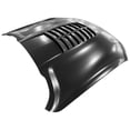 thumbnail image 4 of Ikon Motorsports Compatible with 18-23 Ford Mustang 2Dr GT500 Style Aluminum Front Hood - Black, 4 of 8