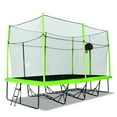 thumbnail image 5 of SkyBound 10x17 ft Rectangle Trampoline with Enclosure Net for Kids and Adults, Recreational Trampoline Outdoor, 5 of 14