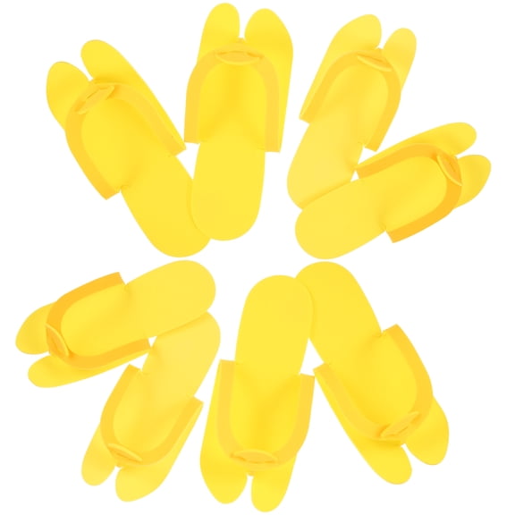 YSNOOWE Disposable Bath Slippers EVA 4 Pairs for Camping