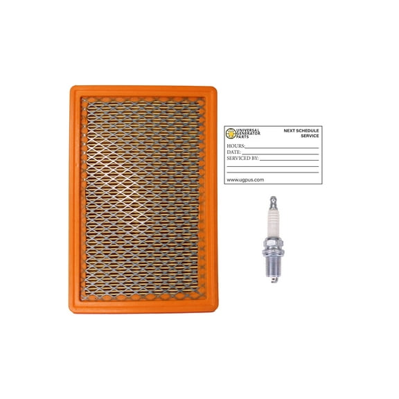 Generac Maintenance Kit - for Generac 7 kW Power Pack Generators Mode # 6806 with UGP Replacement for Air Filter 0E9371A