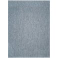 thumbnail image 4 of Safavieh Courtyard Collection Indoor/Outdoor Round Area Rug, Navy and Grey, 6'7' Diameter, 4 of 4