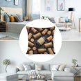 thumbnail image 3 of wine corks Linen toss pillowcase decoration pillowcase gifting preferred 24x24 inch cushion cover 2 sets sofa pillowcase sofa bedroom living room car, 3 of 8