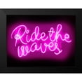 thumbnail image 2 of Carr, Hailey 14x12 Black Modern Framed Museum Art Print Titled - Neon Ride The Waves PB, 2 of 5