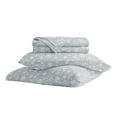 thumbnail image 3 of Noble Linens 4 Piece 300TC Cotton Printed Sheets, Bohemian Garden Blue, California King, 3 of 10