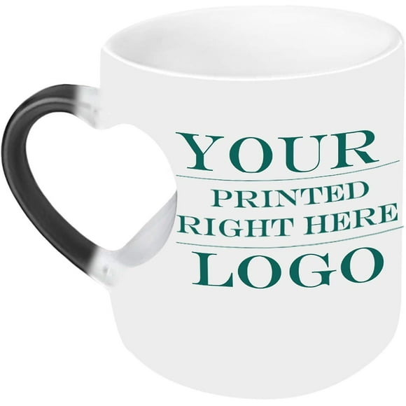 Personalized Custom Coffee Tea Mug Custom Your Own Text/image/name 11oz Ceramic Mug, Heat Sensitive Color Changing Magic Mug Customized Travel Mugs Fo