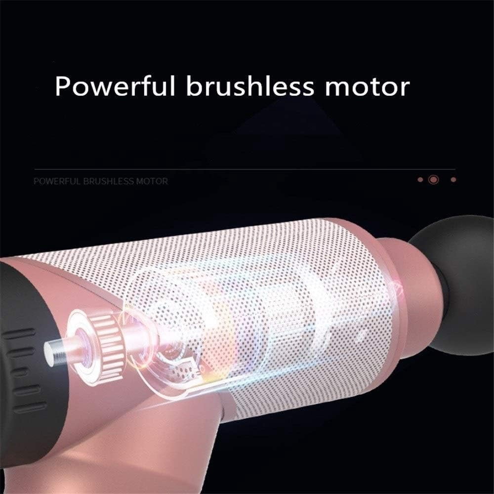 Massage Shock Gun Gun Gun Cervical Fascia and Muscle Relaxation Massage Instrument Electric Gun high Frequency Vibration Exercise T.h  e.r.a.p  y Device