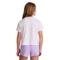 thumbnail image 3 of Reebok Girl's Floral Fun Graphic T-Shirt, Sizes 4-18, 3 of 7
