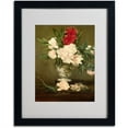 thumbnail image 2 of Trademark Fine Art 'Vase of Peonies, 1864' Matted Framed Art by Edouard Manet, 2 of 2