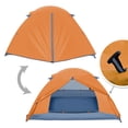 thumbnail image 4 of Sunny Portable 1-2 Persons Backpacking Tent Double Layer Outdoor Waterproof Camping Hiking-Orange, 4 of 9