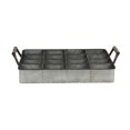 thumbnail image 3 of Cheungs 5147 Galvanized Metal 12 Compartment Caddy, 3 of 4