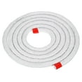 thumbnail image 1 of Unique Bargains 13.12ft x 0.75inch Ceramic Fiber Rope, Round Braided Rope High-Temperature Gasket Seal for Boiler Furnace Oven Kiln Casting, White, 1 of 4