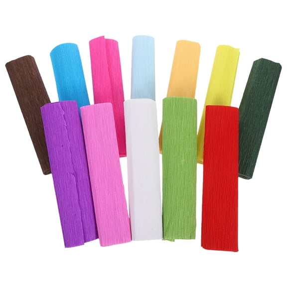 HONMEET 12 Rolls Assorted Color Paper Streamers for Wedding, Party Decorations, Flower Crafts, Wrapping, and Event Supplies