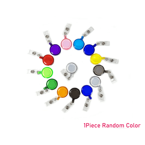 CCOCC Badge Reel,Easy to Pull Buckle Design Keychain,Stretchable Function Lanyards for Id Badges