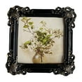thumbnail image 2 of kowaku Vintage Picture Frame Home Decor Retro Photo Display Decorative Photo Frame Ornate for Bedroom Wedding Party Home Living Room Black, 2 of 9