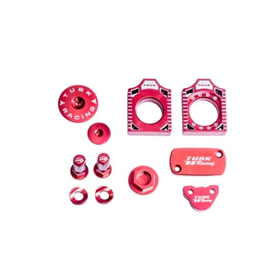 Billet Bling Kit Red for Honda CRF250X 2004-2009