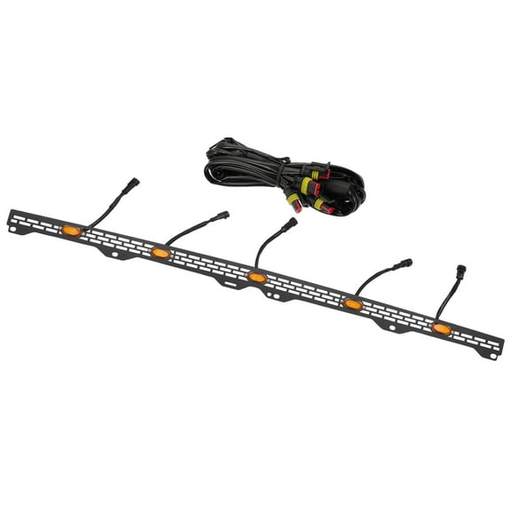 Unique Bargains Grill LED Light Front Grille Lights with Bracket Fit for Toyota Tundra 2014-2020 Amber Light