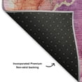 thumbnail image 5 of Addison Rugs Mayfield Premium Machine Washable Transitional Abstract Garnet Rectangle Rug, 8' x 10', 5 of 7