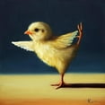 thumbnail image 3 of Heffernan, Lucia 12x12 Black Modern Framed Museum Art Print Titled - Yoga Chick Dancer Pose, 3 of 5