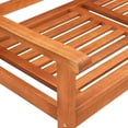 thumbnail image 5 of vidaXL Banc de Jardin 3 Places avec Coussin 150 cm Bois d'Eucalyptus Massif, 5 of 5