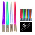 thumbnail image 1 of Chopsticks Light Up Led Glowing Light Saber Chop Sticks Reusable Lightup Gifts, 1 of 3
