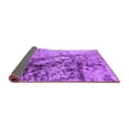 thumbnail image 2 of Ahgly Company Indoor Round Oriental Purple Industrial Area Rugs, 6' Round, 2 of 4