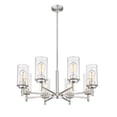 thumbnail image 4 of Millennium Lighting  Janna Chandelier Brushed Nickel 8 8 Lights Brushed Adjustable Nickel 25 to 36 Inches, 4 of 5