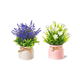 thumbnail image 3 of Plantas Artificiales Flor Bonsai En Macetas Decoración 6pcs Malubero,  Multicolor, 3 of 3