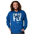 thumbnail image 5 of US Air Force I'm So Fly Funny USAF Hoodie Sweatshirt Women Men Brisco Brands M, 5 of 6