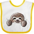 thumbnail image 3 of Inktastic Kiniart Sloth Boys or Girls Baby Bib, 3 of 4