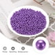 thumbnail image 3 of Uxcell 2500Pcs Perlas de Imitación para Manualidades, Perlas Redondas ABS de 6mm Sin Agujero para Cajas Cosméticas, DIY, Púrpura Profundo, 3 of 5