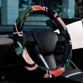 thumbnail image 6 of Flamingo 14.5 Inch Printing PVC Leather Car Wheel Cover Auto Accessories Steering Wheel Cover, 6 of 6