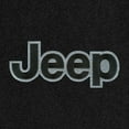 thumbnail image 2 of Lloyd Mats LogoMat Custom-Fit 4PC Carpet Floor Mats for 2018-2025 Jeep Wrangler JL 2-Door, Black, 2 of 4