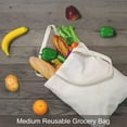 thumbnail image 3 of Tripumer 2-Pack Blank Canvas Tote Bags Bulk Shopping Bag for Crafts Lightweight Medium Reusable Grocery Shopping Cloth Bags Suitable for DIY Advertising Promotion Gift Activity, 3 of 7