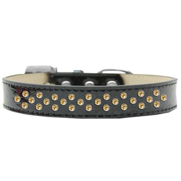 Dog, Puppy Pet Ice Cream Collar, "Yellow Crystal Rimsets Sprinkles"