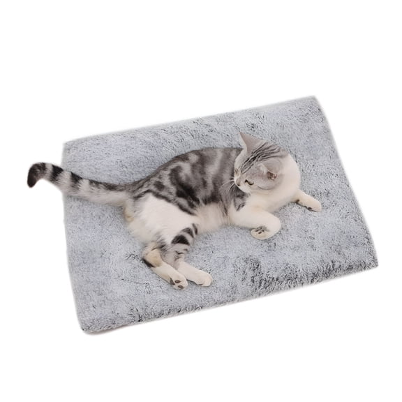 XIBUFE Self Warming Cat Mat, Self-Warming Cat Bed Pad, Super Soft Thermal Dog Crate Bed Mat for Sleeping, Cat Blanket for Indoor Cats, Washable Outdoor Insulation for Cat House, Carrier Cat Bed