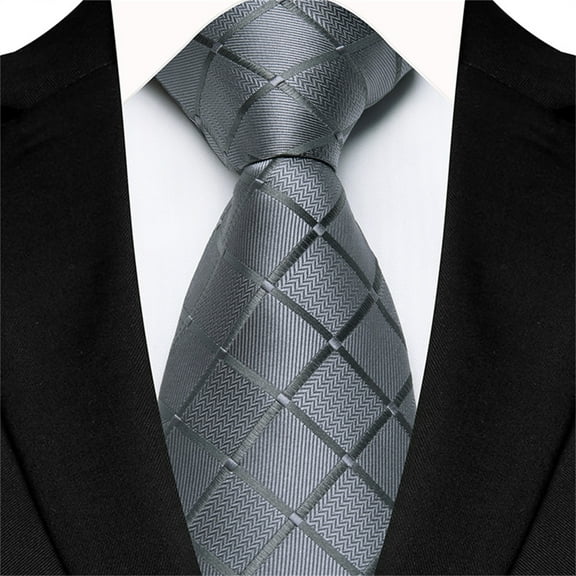 YIGSECU Elegant Men's Tie Weddings Business Silk Tie Satins Fashionable Necktie for Business and Casual Wear