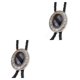 thumbnail image 1 of Minnieouse Bolo Tie para hombres Corbatas occidentales Collar con colgante de aleación Corbatas Decoraciones Adornos de cumpleaños Regalo de vacaciones gemas facetadas 2piezas Minnieouse CBP189546, 1 of 5