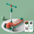 thumbnail image 1 of Patinete con luces de colores para niños, patinete para niños con altura ajustable, patinete con luces musicales para niños, patinete para niños, experiencia incomparable, 1 of 1