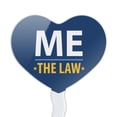 thumbnail image 2 of Me Above the Law Heart Love Cupcake Picks Toppers Decoration Set of 6, 2 of 6