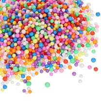 2Pack 0.08"-0.16" Foam Ball, Mini Round Foam Beads Balls for DIY Crafts, Party Decorations, Fillings of Vase Pillow, Colorful