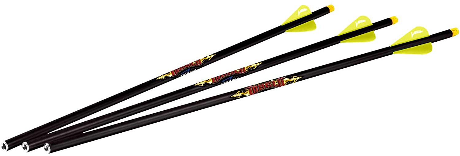 Excalibur Diablo Illuminated Carbon Arrows (Pack of 3), 263 gr., Yellow