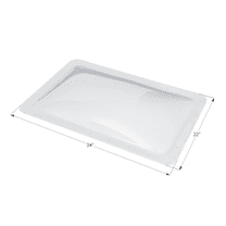 Icon Technologies 01855 - 22"W x 34"L White Rectangular Outer Skylight
