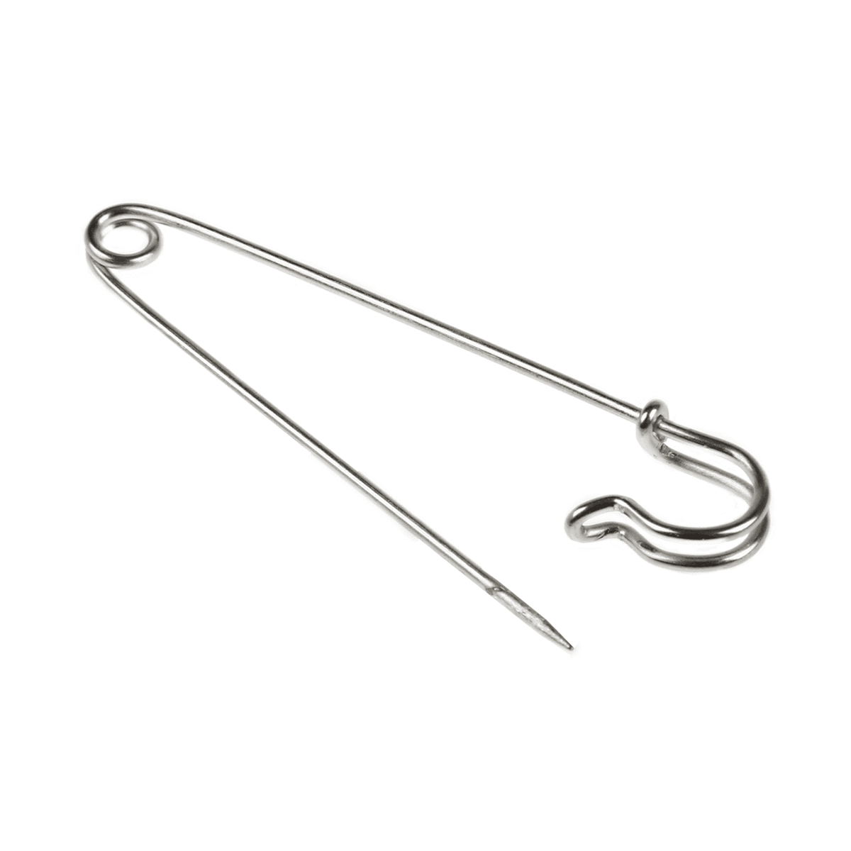 100PCS 4 Inch Metal Safety Pin--Big & Strong Enough to Hold Heavy-Weight Fabrics and Materials Canvas,Leather,Upholstery