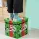 thumbnail image 5 of Taburete de almacenamiento para el hogar, caja de almacenamiento para regalos de Navidad, caja de almacenamiento para Navidad, caja de almacenamiento para juguetes para niños, 5 of 5