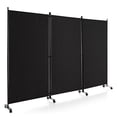 thumbnail image 1 of Costway Biombo Separador de 3 Paneles con Ruedas Pantallas de Privacidad de Habitaciones Alto 180cm Divisores para Hogar Oficina Domitorio, 1 of 10
